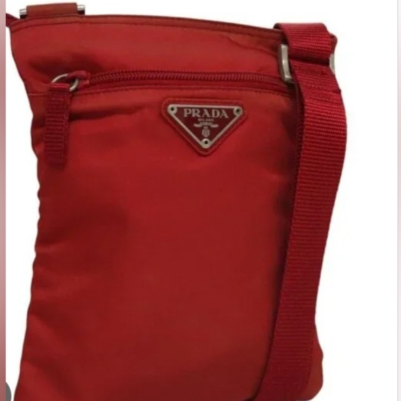 Prada Women's Red Crossbody Bag - Picture 1 of 10